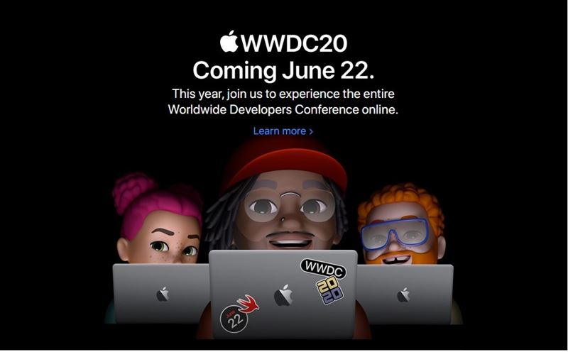 蘋果WWDC 6/22虛擬登場