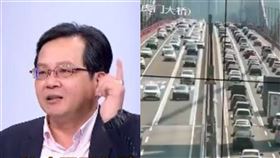 廣東虎門大橋異常抖動…黃創夏驚揭「庚子年詛咒」的起點（組合圖／資料照、翻攝自推特@cockcrow2019）