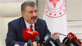 土耳其衛生部長克扎土耳其衛生部長克扎（圖）20日深夜推文指出，境內新增311起武漢肺炎病例，使得確診數達670例，並有9起死亡病例。圖為克扎16日主持記者會。中央社記者何宏儒安卡拉攝　109年3月21日