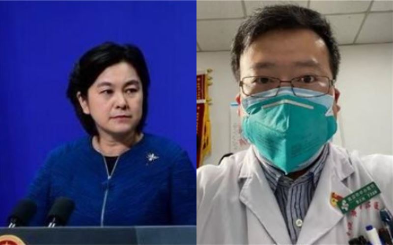 疫情甩鍋中國　華春瑩：李文亮不答應