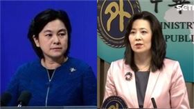 華春瑩、歐江安（組合圖／資料照）