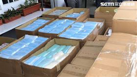 中打查獲黑心口罩／翻攝畫面