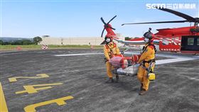 南投屍首分離無名屍吊掛成功／翻攝畫面