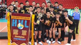 豐原高商排球隊以七連霸刷新HVL紀錄。（圖／豐原高商提供）