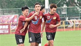 ▲航源FC在輔大主場戰勝台體大。（圖／航源FC提供）