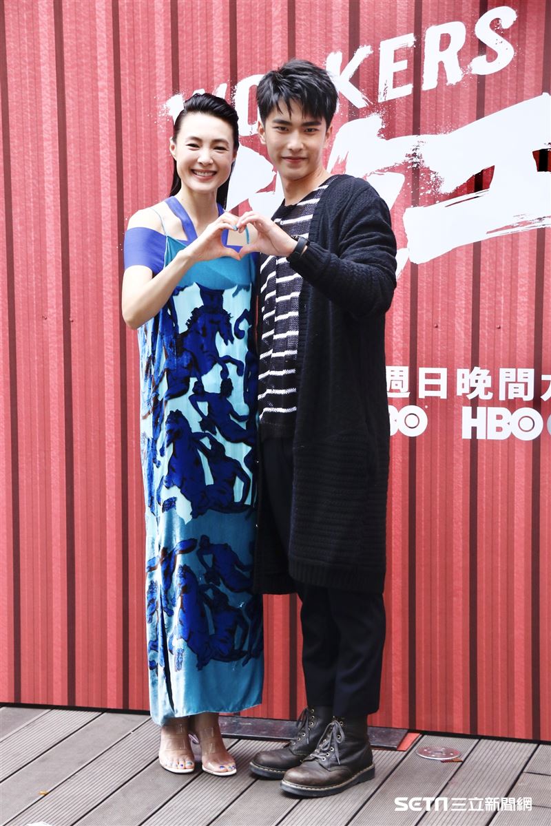 演員柯叔元、游安順、苗可麗、薛仕凌、曾珮瑜、曾敬驊、孟耿如、方宥心出席《做工的人》首播記者會。（圖／記者林聖凱攝影）