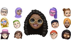 圖／翻攝自蘋果,Memoji 來開會。