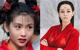 邱淑貞，迪麗熱巴。(翻攝自微博)