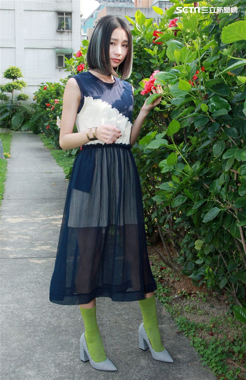 陳忻玥三立新聞網專訪。（記者邱榮吉/攝影）