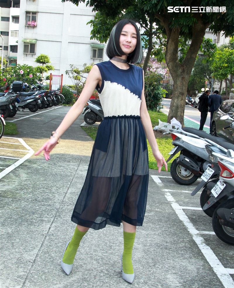 陳忻玥三立新聞網專訪。（記者邱榮吉/攝影）