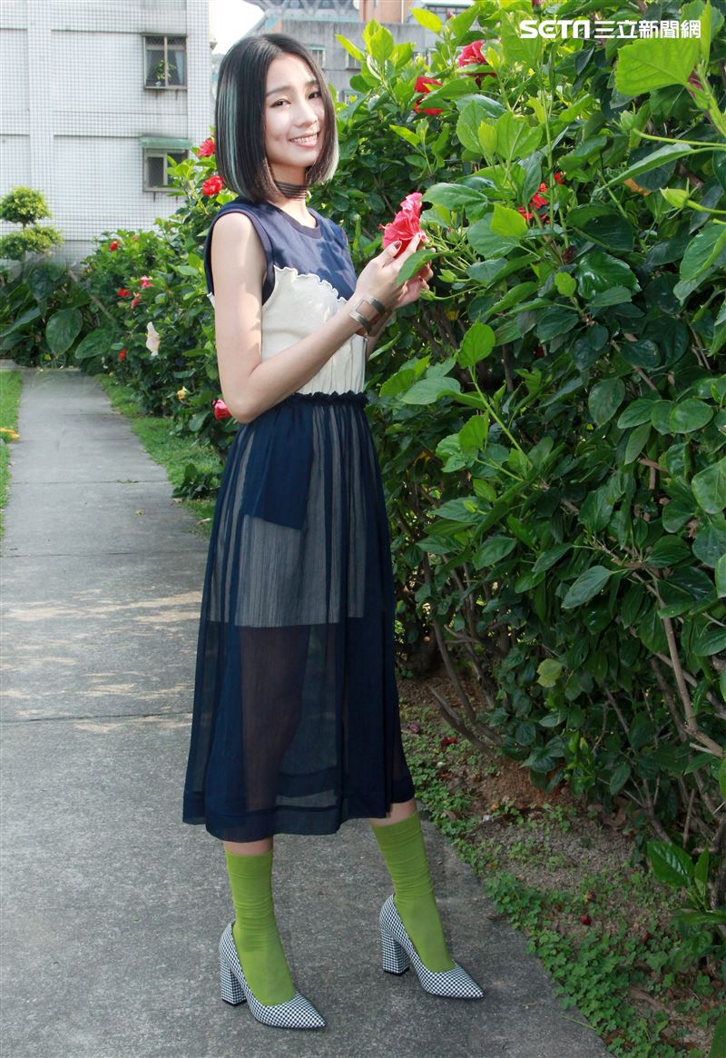 陳忻玥三立新聞網專訪。（記者邱榮吉/攝影）