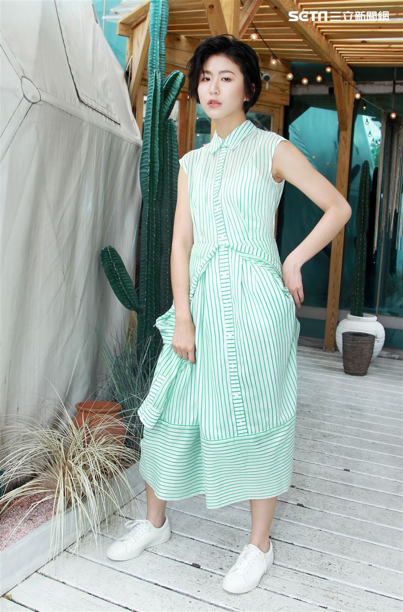 陳璇三立新聞網專訪。（記者邱榮吉/攝影）