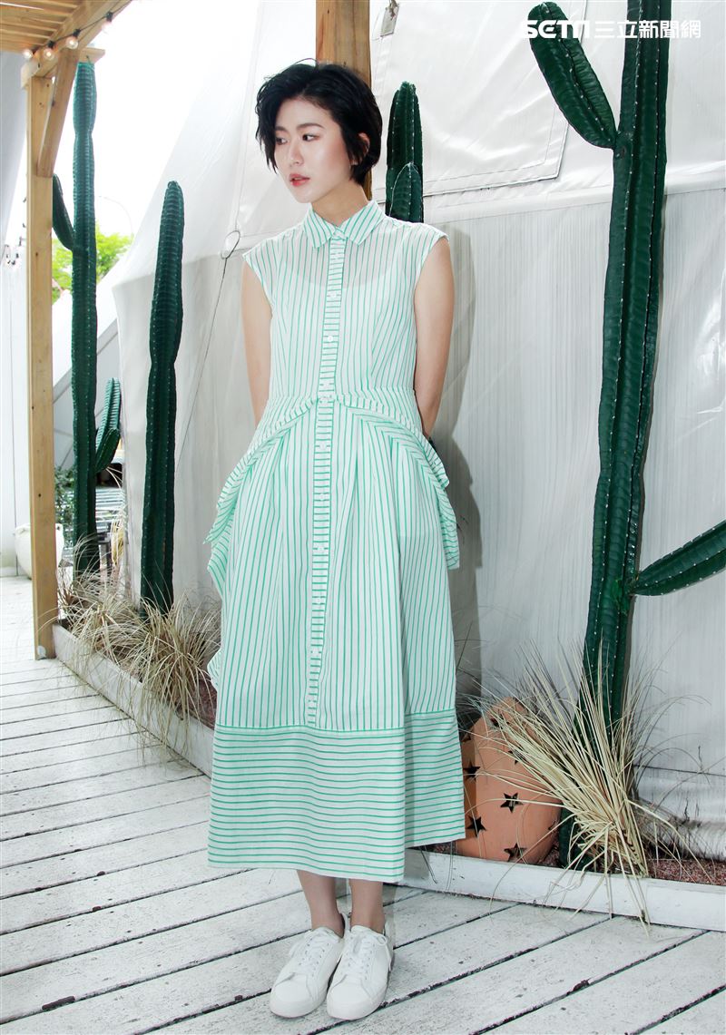 陳璇三立新聞網專訪。（記者邱榮吉/攝影）