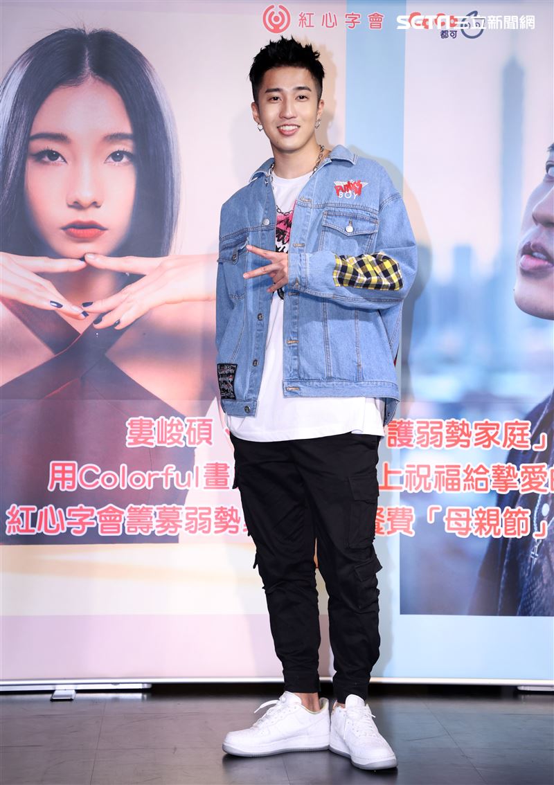 婁峻碩出席愛心公益。（記者邱榮吉/攝影）