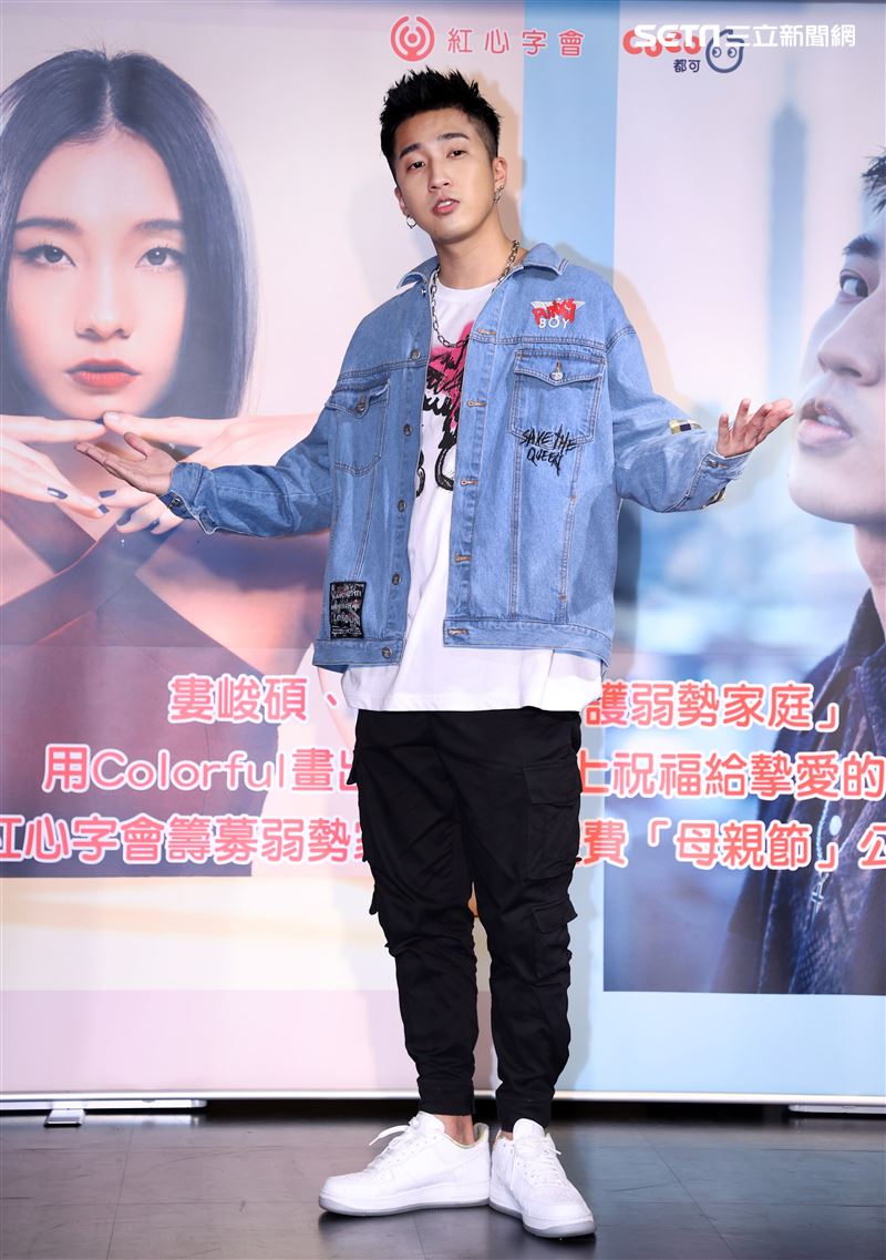 婁峻碩出席愛心公益。（記者邱榮吉/攝影）