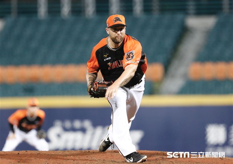 統一獅洋投費爾本。（圖／記者林聖凱攝影）