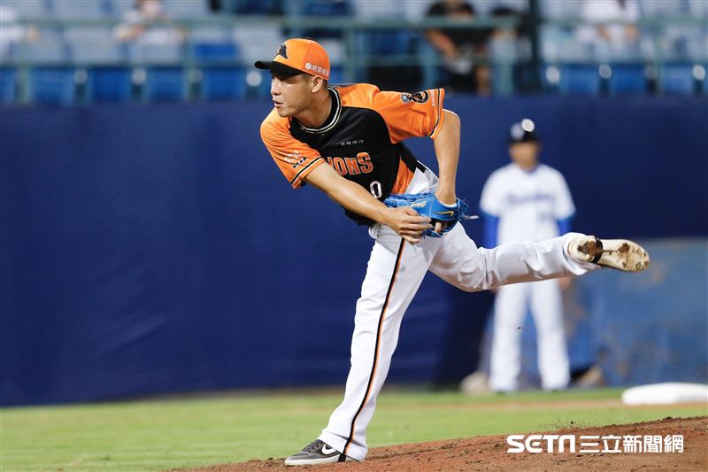 富邦悍將胡金龍。（圖／記者林聖凱攝影）