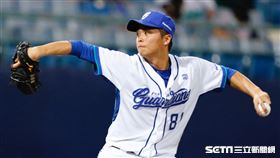 富邦悍將本土先發投手陳仕朋。（圖／記者林聖凱攝影）