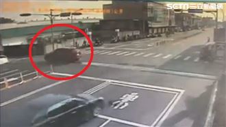 男騎重機返家遇死劫　車禍瞬間曝光