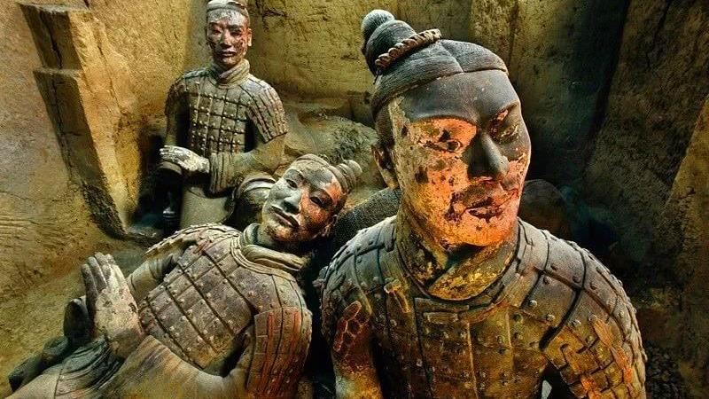 神秘「綠臉」兵馬俑　至今專家仍無解