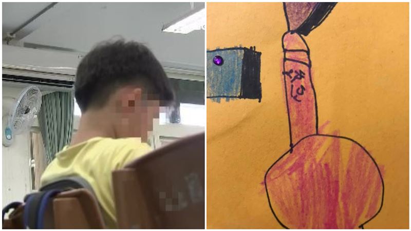 兒畫母親節卡片！人妻見「老二」嚇歪