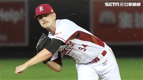 ▲樂天桃猿投手尼寇力。（圖／記者劉彥池攝影）