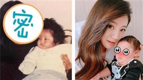 安以軒趁母親節曬媽媽年輕美照。（圖／翻攝自微博）