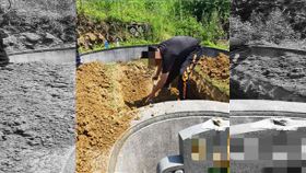 盜墓奶奶「雙手掌」被丟棺木外（圖／翻攝自爆怨公社）