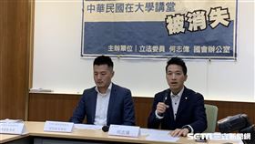 民進黨立委何志偉批評中原大學太離譜。（圖／記者張之謙攝影）