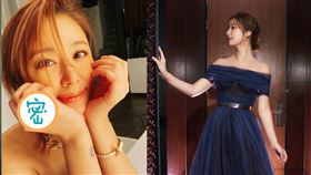 女星林心如昨（10號）母親節曬出巨型黃鑽戒。（圖／翻攝自林心如微博）