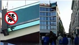 捨不得走！情侶「透明泳池」忘情交纏…路人超養眼視角看呆（圖／翻攝自推特）