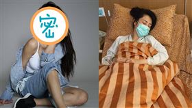 徐瑋婷緊急就醫住院，神情憔悴模樣曝光。（圖／翻攝自徐瑋婷IG）