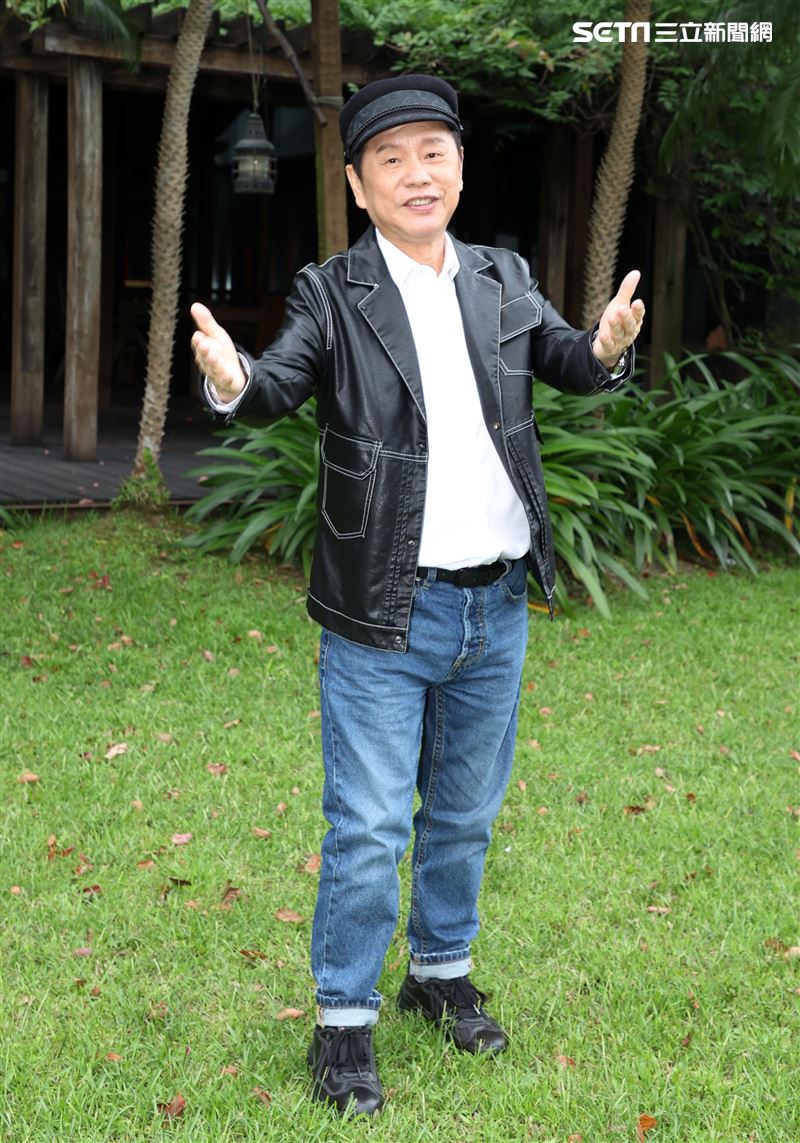 黃西田三立新聞網專訪。（記者邱榮吉/攝影）