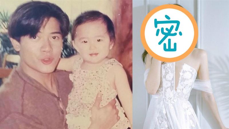 郭富城手抱小嬰兒　竟是超辣美女主播
