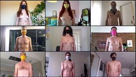 「裸照」記錄疫情！名攝影揪百人脫光
武漢肺炎,裸照,Spencer Tunick,Zoom
翻攝自IG spencertunick