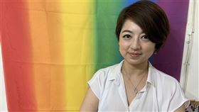 婚姻平權大平台總召呂欣潔說，同婚過了一年，社會沒有撕裂。（圖／記者陳宜加攝影）