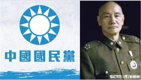 國民黨徽+蔣中正,組合圖