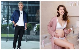 6月肚孕妻遭驚嚇　許孟哲金毛好驚人