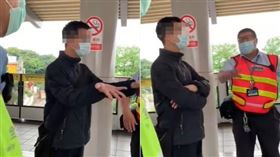 捷運,騷擾,按鈴,報警,中國,台灣(翻攝自 爆怨公社)