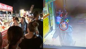 正妹夜市幫量體溫…男竟「吐口水+比中指」畫面曝光網氣炸（圖／翻攝自爆怨公社）