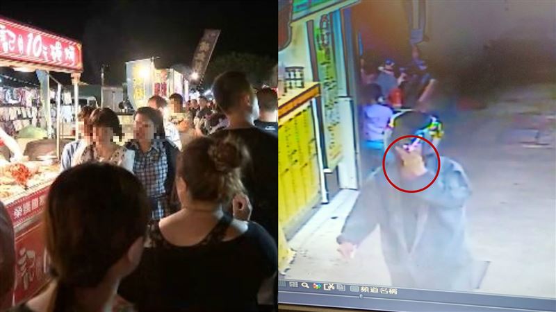正妹夜市幫量體溫　竟遭噁男吐口水