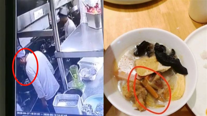 不爽重炒　廚師怒加料「菸蒂＋老痰」