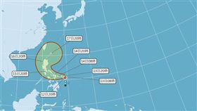 快訊／今年首颱「黃蜂」生成！日本氣象廳：5天後靠近台灣(圖/中央氣象局)
