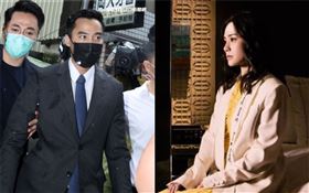 賴弘國西裝筆挺現身回應與港星阿嬌鍾欣潼離婚一事。（記者邱榮吉/攝影）