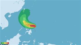 黃鋒颱風(圖/翻攝自氣象局)