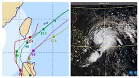 「黃蜂」颱風歐洲模式預測有點讓人擔心，恐怕會在「恆春」擦邊球！（圖／翻攝typhoon2000）