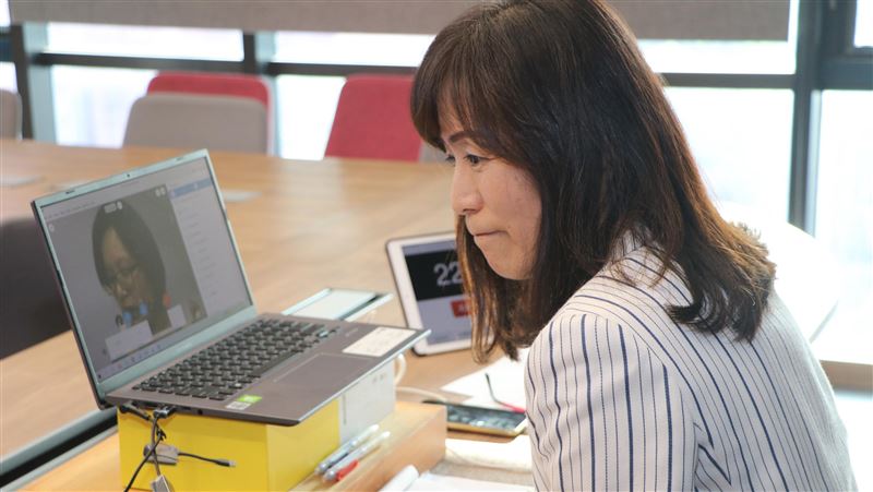 成大校長與世銀分享台灣抗疫經驗