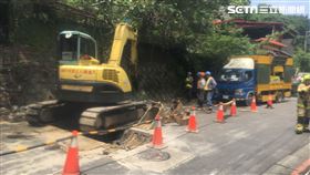 台北,木柵,瓦斯,施工,管線,水霧