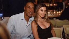 ▲皮朋與Cheyvette、饒舌女歌手Future、拉爾薩。（圖／翻攝自推特）