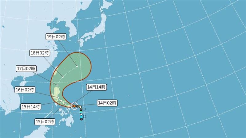 黃蜂增強成中颱　下週梅雨侵襲全台